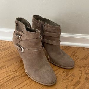 INC heeled booties